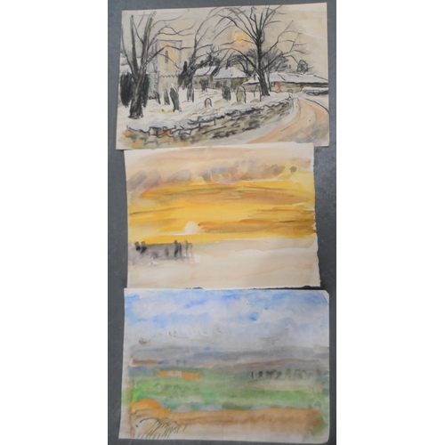 563 - Harry TOOTHILL (1917-2001), collection of 13 good quality unframed watercolours (13)