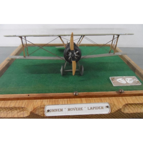 2 - Cased model of a WW1 RAF bi-plane