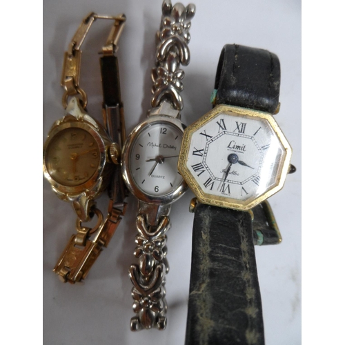 195 - Collection of 5 ladies vintage cocktail watches including 2 Seconda examples (5)