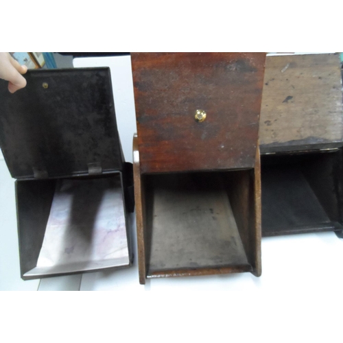 48 - Three antique coal boxes (3)