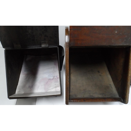 48 - Three antique coal boxes (3)