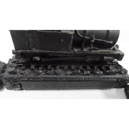 21 - Collection of 10 smaller models of steam trains made from British coal (10)