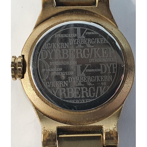 198 - Gents Dyrberg/Kern gents wristwatch with metal strap