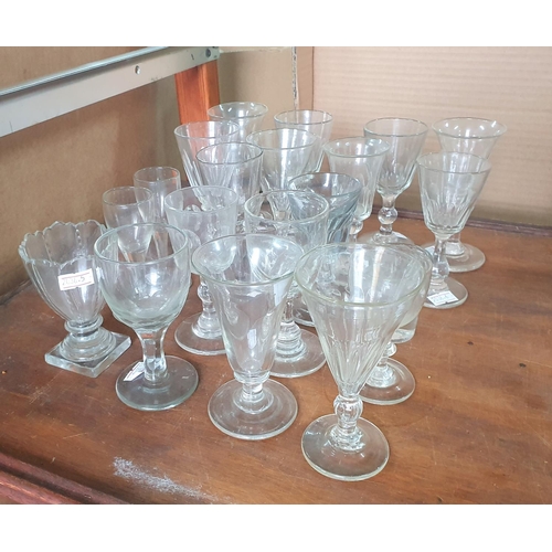 220 - Collection of Georgian & Victorian drinking glassware (Qty)