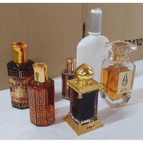 42 - Collection of mainly middle-eastern perfume bottles and oils (6)