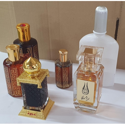 42 - Collection of mainly middle-eastern perfume bottles and oils (6)