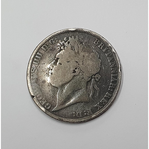 171 - George IV 1821 silver crown