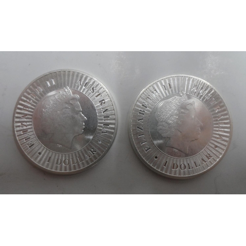 168 - Pair of 2016 Australia .999 silver 1 oz 