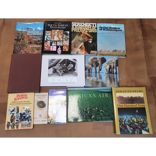 427 - Box full of hard-back coffee table, Africa-related books (12)