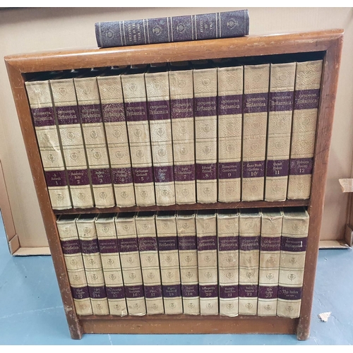 452 - Complete set of 1964 Britannica Encyclopedia, volumes 1-23 together with index, book of the year, al... 
