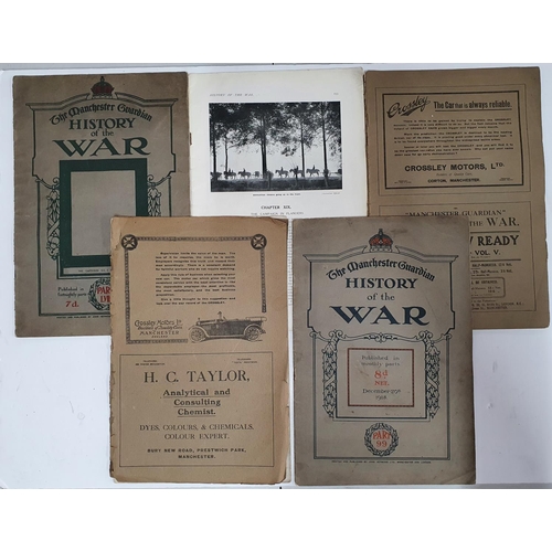 464 - Five, 1918 volumes of the Manchester Guardian 