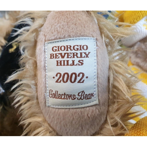 482 - 2 Beverley bears together with 6 other soft toys including 2 large Minions and 2 pairs of diving fli... 