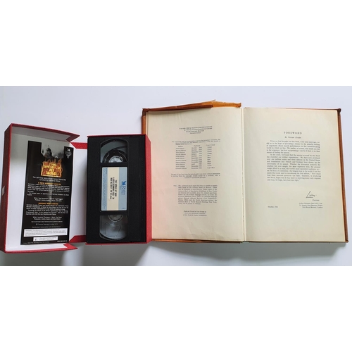 485 - World at war VHS video & a Guiness book of records book (2)