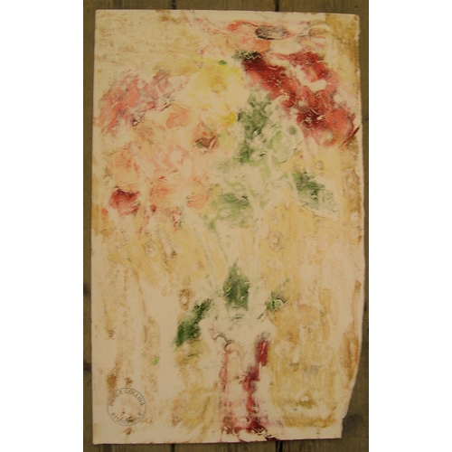 506 - 3 Peter Collins (1923-2001) modernist abstract oils on paper, still-life studies,

Approx average si... 