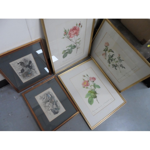 516 - Five well framed prints after the 19thC originals (5)