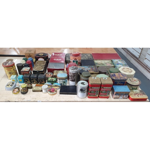 44 - Huge collection of vintage tins (Qty)