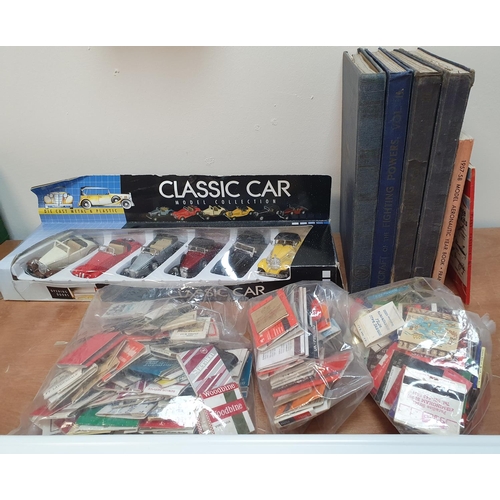 53 - Quantity of collectables to include a boxed set of classic cars, huge quantity of matchboxes, modeli... 