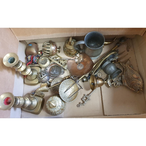 54 - Quantity of antiques and collectables to include ladies leather gloves & stretchers, steins, boxed P... 