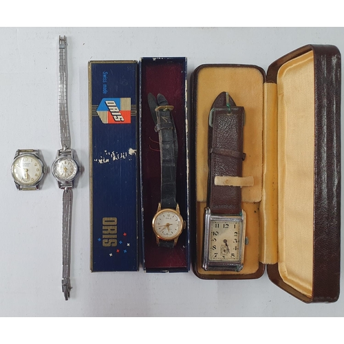 35 - Collection of 4 vintage watches including a boxed Oris example (4)