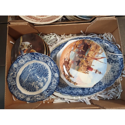 201 - Three boxes of antique ceramics including B&W etc (Qty)