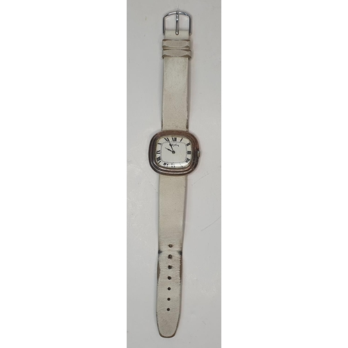 72 - Roy King silver cased wrist watch