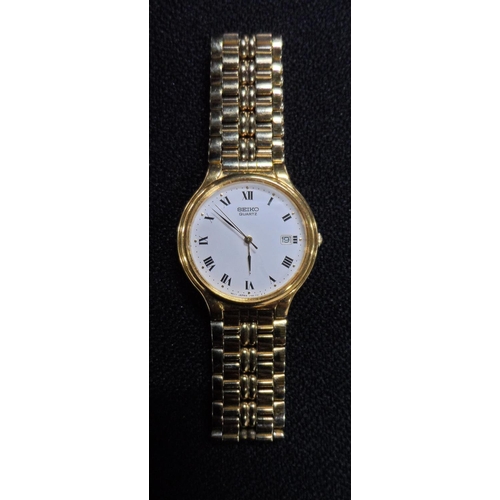 73 - Ladies gold coloured Seiko watch