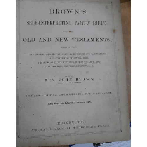 92 - Large John Browns old & new Testament 