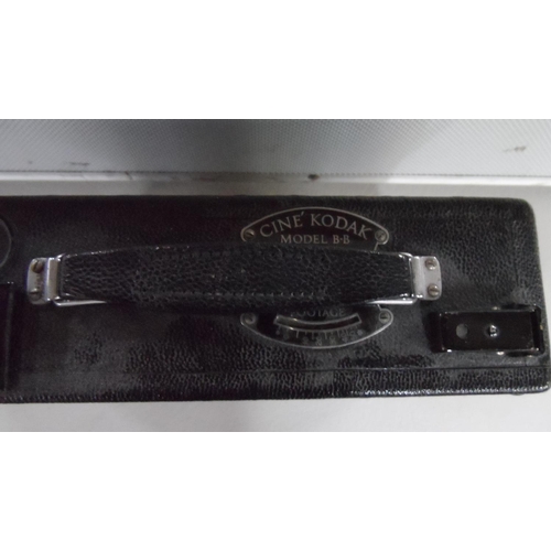 129 - Cine Kodac B-B and accessories contained in an aluminium case