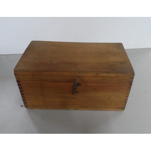 130 - Quantity of small collectables including an old, multi-purpose pen knife with an old wood box