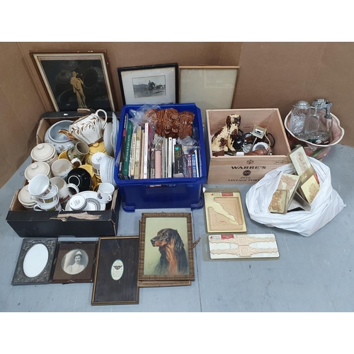 133B - Collection of miscellaneous items including prints and books, (Qty)