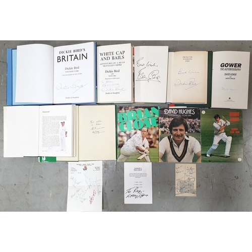 152 - Collection of autographed cricket memorabilia (Qty)