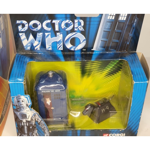 182 - 2 Boxed Doctor Who Models - Talking Tardis money Box and Tardis and K9 - K9 Models