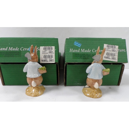 302 - Four boxed Beswick, Beatrice Potter, Peter Rabbit figurines (4)