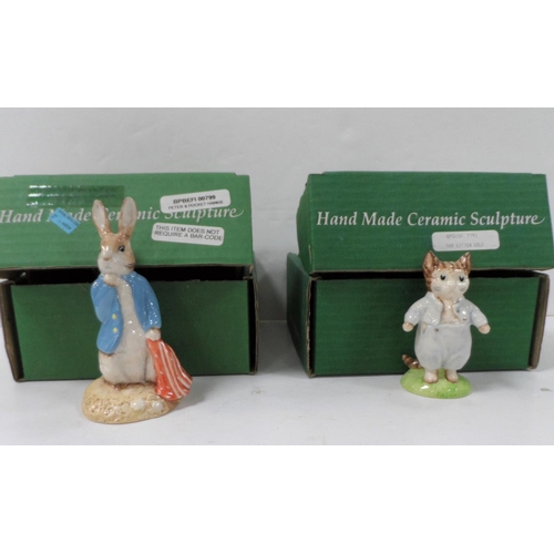 302 - Four boxed Beswick, Beatrice Potter, Peter Rabbit figurines (4)