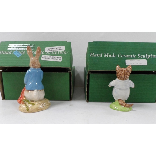 302 - Four boxed Beswick, Beatrice Potter, Peter Rabbit figurines (4)