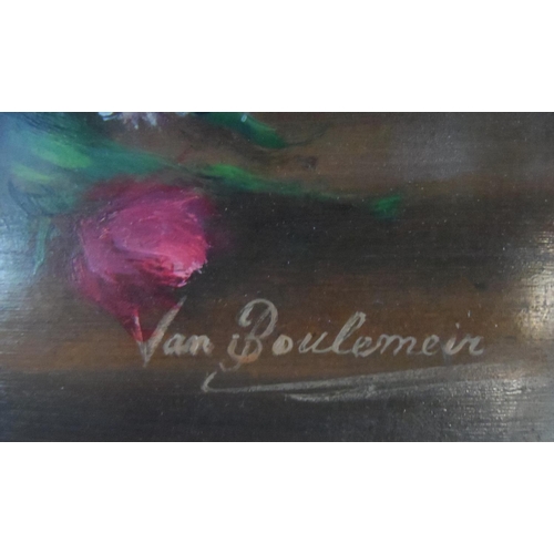 605 - Van Boulemein 20thC oil on board 