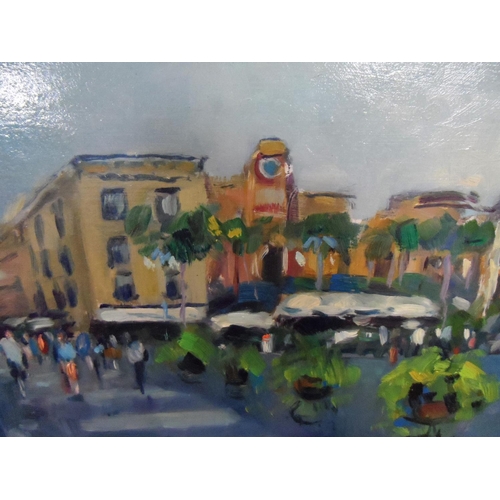 573 - Andre Pallat (Littlehampton 20/21stC) impressionist oil on board, 