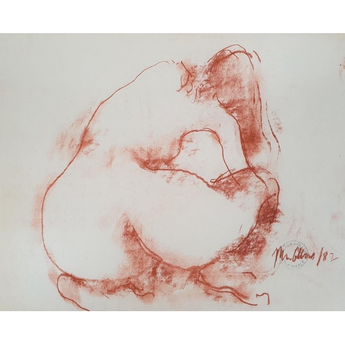 698 - 4 Peter COLLINS (1923-2001) pen & coloured chalks female nudes/figure studies,

Approx average size ... 