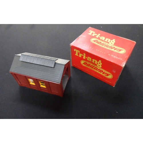 153 - Boxed Tri-Ang OO gauge shed & another similar (2)