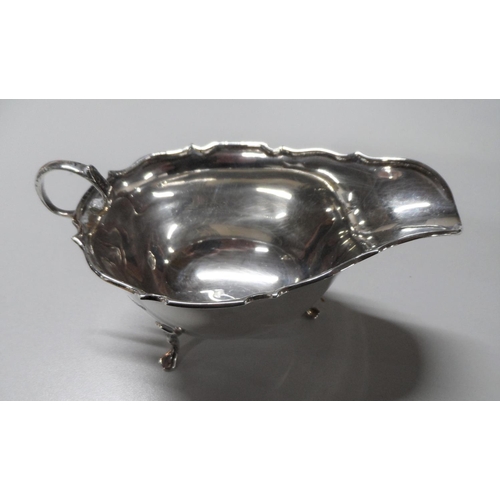 5 - Silver sauce boat, Sheffield 1933