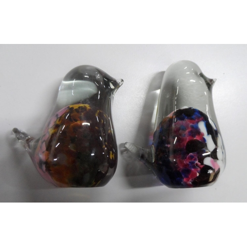 334 - Two small Mdina glass 