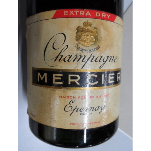 381 - Vintage bottle of Mercier champagne