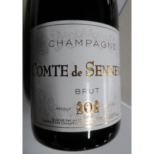 382 - 75cl bottle of Comte de Sennevel champagne