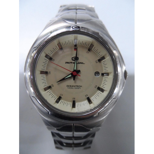 83 - Ripcurl gents wristwatch together with a Seiko example (2)