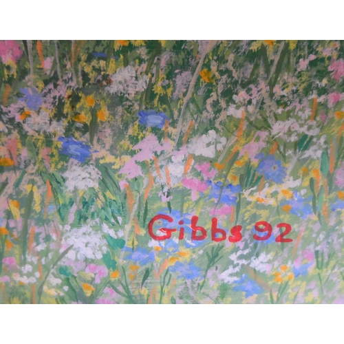 676 - G B Gibbs 1992 oil on board, 