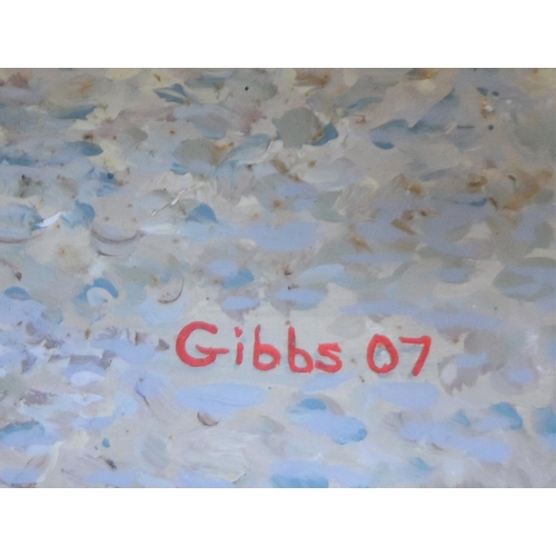 678 - G B Gibbs 2007 oil on board, 