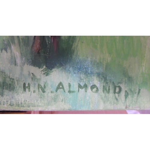 686 - Henry N Almond 1980s oil on canvas, 