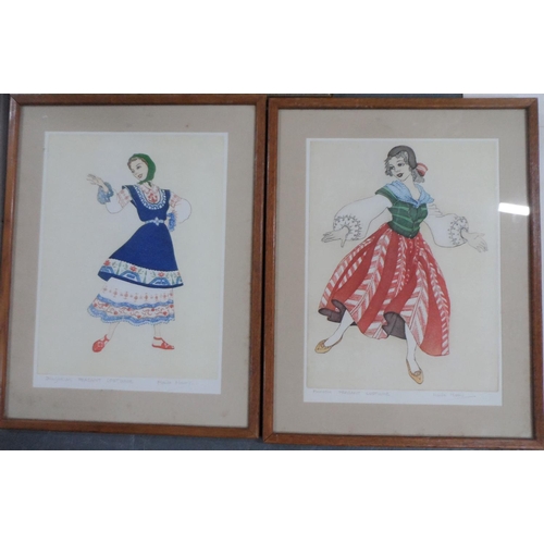 740 - 14 various 19th-21stC prints by different artists (12 framed)