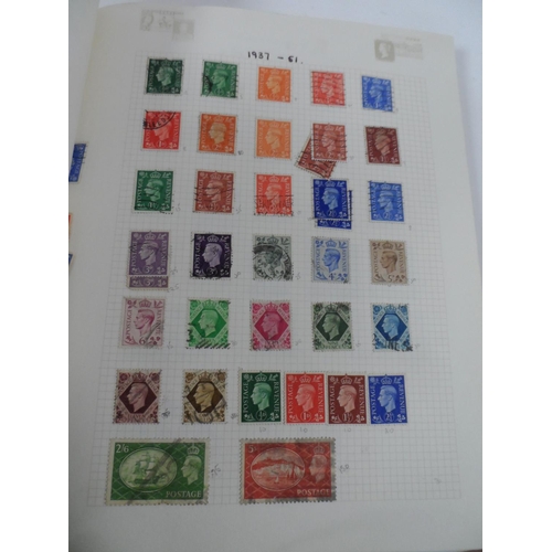 204 - Red Tower stamp album with GB used & unused QV to QEII (Qty)