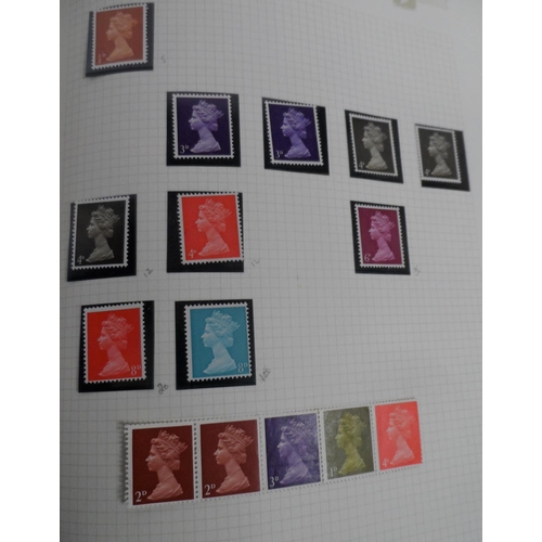 204 - Red Tower stamp album with GB used & unused QV to QEII (Qty)